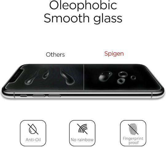 Spigen EZ FIT GLAS.tR Privacy Full Face Tempered Glass 2τμχ (iPhone 14 Pro)