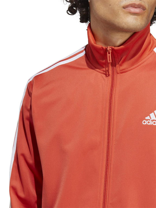 Sportswear Basic Σετ Φόρμας Γυαλιστερό με Λάστιχο Πορτοκαλί