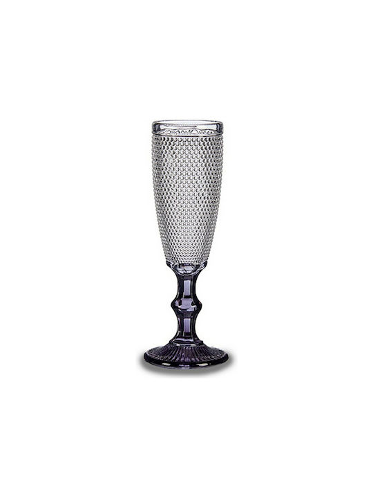 Glass Champagne made of Crystal Anthracite Goblet 185ml