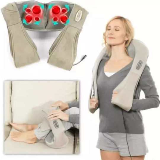 Συσκευή Μασάζ Shiatsu για τον Αυχένα με Υπέρυθρη Θερμότητα