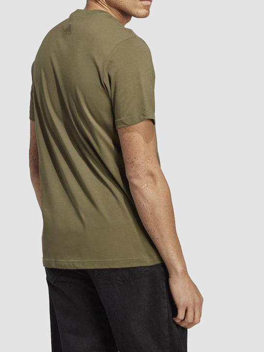 Adidas Men's Short Sleeve T-shirt Khaki