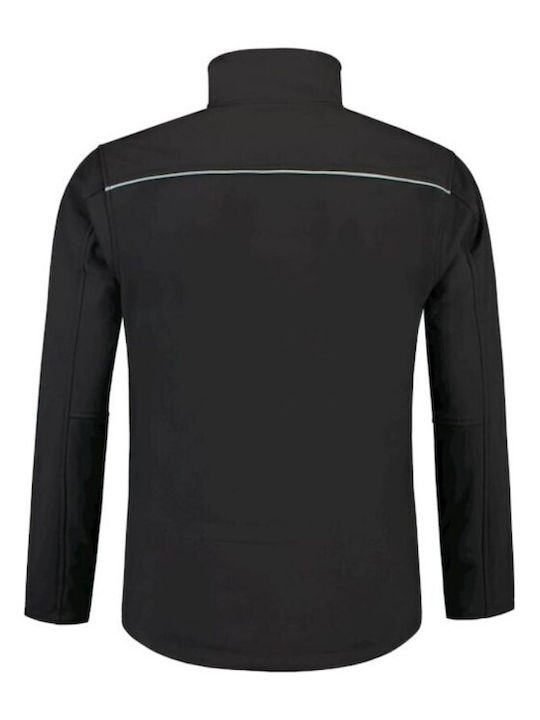 Tricorp T53T1 Ανδρικό Χειμωνιάτικο Μπουφάν Softshell Αδιάβροχο και Αντιανεμικό Μαύρο