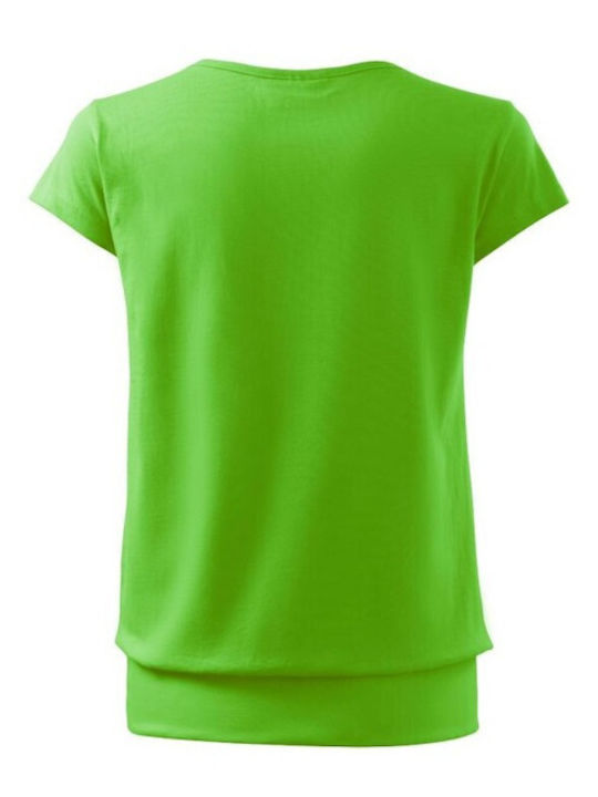 Adler MLI-12092 Women's Short Sleeve Promotional T-Shirt Green