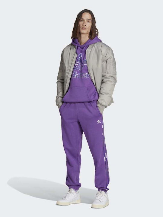 Graphics Camo Infill Hanorac Cu Glugă Violet Activ