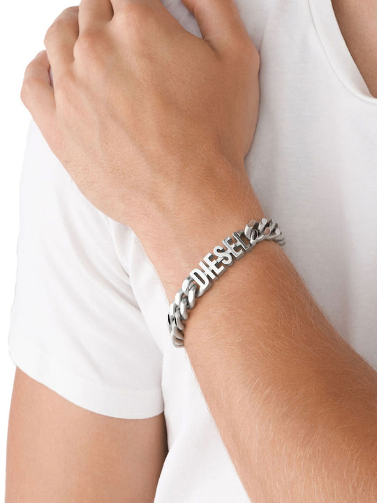 Diesel Men's Bracelet Chain made of Steel
