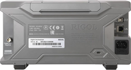 Rigol DS1202Z-E Heat Rate Monitor Counter 200MHz with 2 Channels and 7" Screen