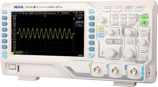 Rigol DS1102Z-E Heat Rate Monitor Counter 100MHz with 2 Channels and 7" Screen