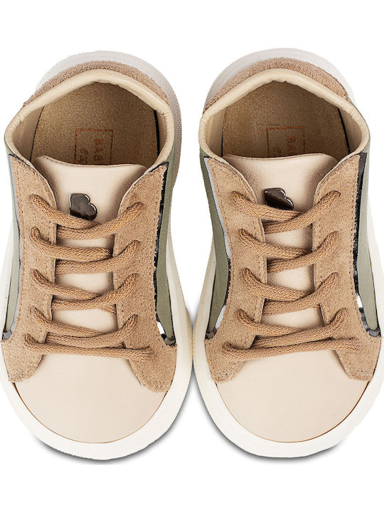 Babywalker Papuci boteza din material textil Sneakers Verde