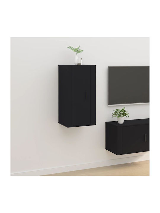 Cabinet Wall Black 40x34.5x80cm