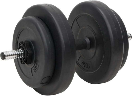 vidaXL Hantelset mit Stange Gesamtgewicht 60kg