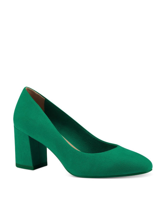 Tamaris Suede Green Heels