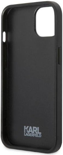 Karl Lagerfeld Monogram Ikonik Patch Back Cover Plastic Blue (iPhone 13)