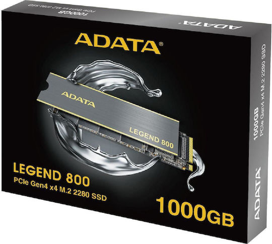 Adata Legend 800 SSD 1TB M.2 NVMe PCI Express 4.0 ALEG-800-1000GCS