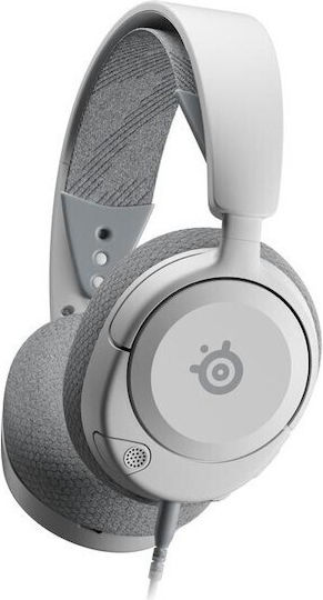 SteelSeries Arctis Nova 1P Over Ear Gaming Headset με σύνδεση 3.5mm Λευκό