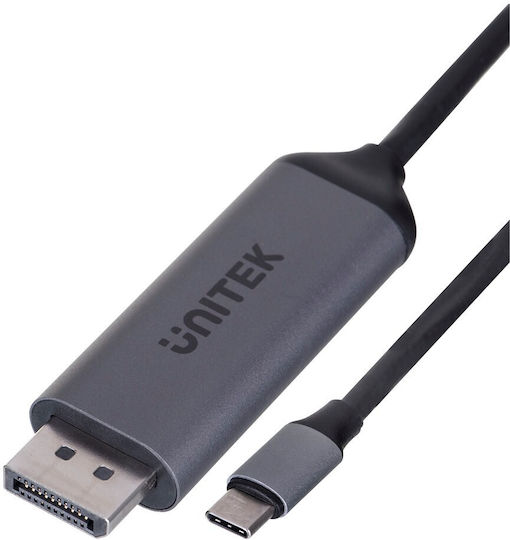 Unitek Video Cable USB-C Male - DisplayPort Black 1.8m V1423C