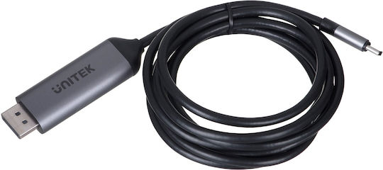 Unitek Video Cable USB-C Male - DisplayPort Black 1.8m V1423C
