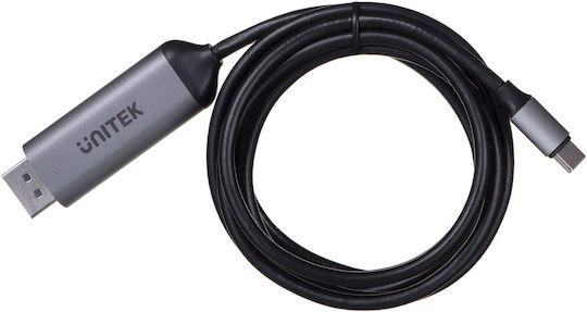Unitek Video Cable USB-C Male - DisplayPort Black 1.8m V1423C
