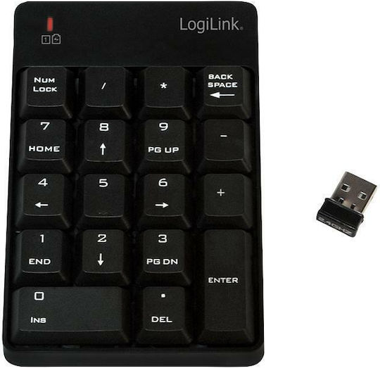 LogiLink ID0120 Ασύρματο Αριθμητικό Πληκτρολόγιο