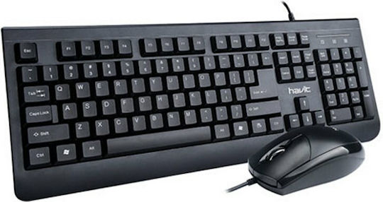 Havit KB540CM Σετ Πληκτρολόγιο & Ποντίκι Αγγλικό US