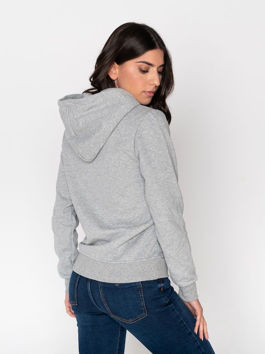 Sia Damen Sweatshirt Kapuzen Gray