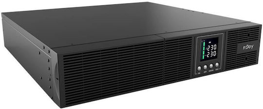 NJOY Aster 2K UPS On-Line 2000VA 1800W with 8 IEC Power Plugs