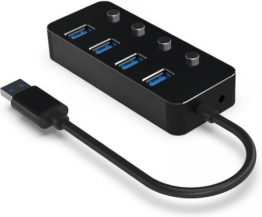 Gembird Hub 4 Porturi USB 3.1 Cu Conectare USB-A