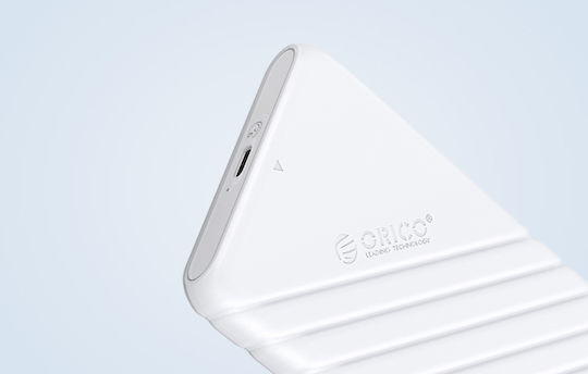 Orico Hard Drive Case 2.5" SATA III with connection Type-C in Weiß color