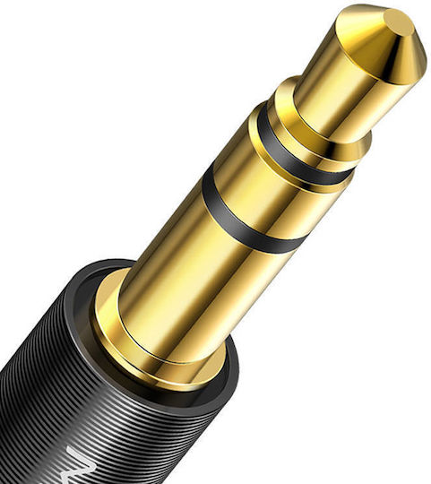 Mcdodo Audio Cable 3.5mm Male - 3.5mm Male Black 1.2m with Gold Plated Terminals CA-6640
