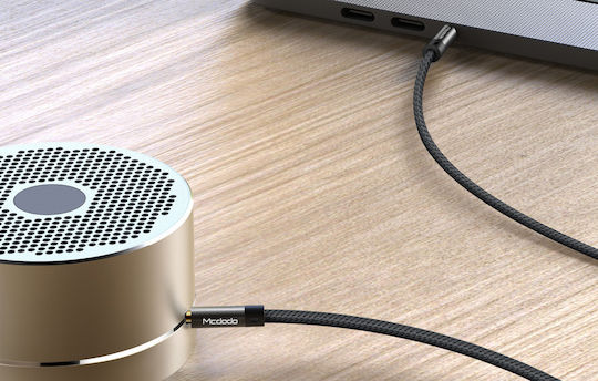 Mcdodo Audio Cable 3.5mm Male - 3.5mm Male Black 1.2m with Gold Plated Terminals CA-6640