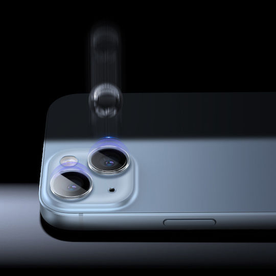 Baseus Protecție Cameră Tempered Glass Transparent pentru iPhone 14 / iPhone 14 Plus