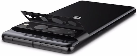 Spigen Optik Προστασία Κάμερας Tempered Glass Μαύρο για το Google Pixel 7 Pro