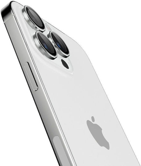 Spigen EZ Fit Optik Pro Протектор за камера Закалено стъкло Silver за iPhone 14 Pro / 14 Pro Max - iPhone 14 Про / 14 Про Макс