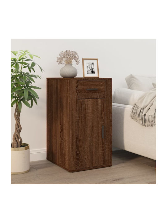 Office Storage Chipboard Cabinet Oak L40xW49xH75cm