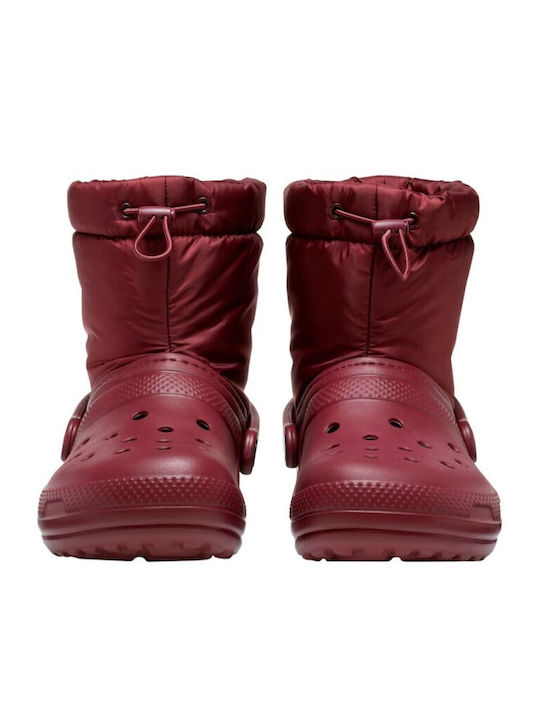 Crocs Classic Lined Neo Women's Boots Red