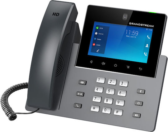 Grandstream GXV3450 Ενσύρματο Τηλέφωνο IP 16 γραμμών Μαύρο