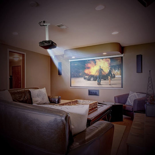 Techly Projector Mount Ceiling ICA-PM-18S with Maximum Load Capacity of 13.5kg Silver