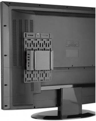 Manhattan Mounting Bracket for Streaming Boxes and Media Players 462082 Ersatz Fernseher