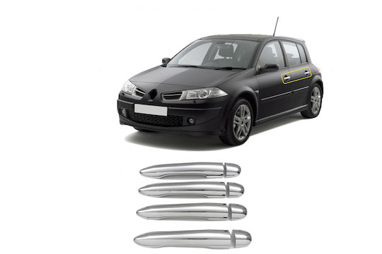 S-dizayn Exterior Car Decorative Handles Renault Megane 4pcs