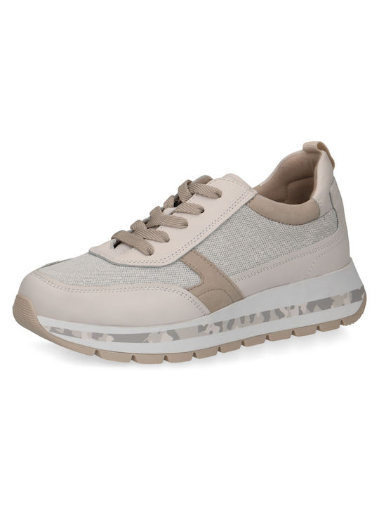 Caprice Γυναικεία Sneakers Off White