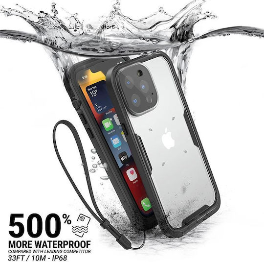 Catalyst Total Protection 360 Full Cover Πλαστικό 2mm Αδιάβροχο Μαύρο (iPhone 14 Pro Max)