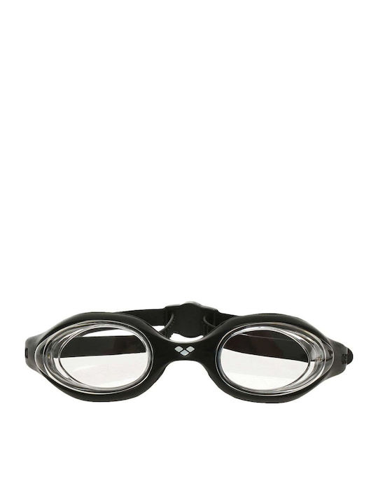 Arena Swimming Goggles Adults with Anti-fog Lenses Black