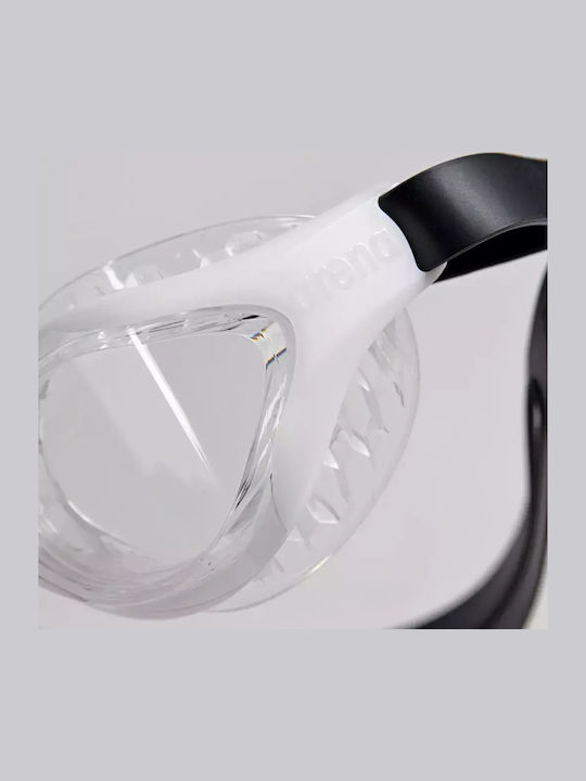 Arena Air Bold Swipe Racing Swimming Goggles Adults with Anti-fog Lenses White