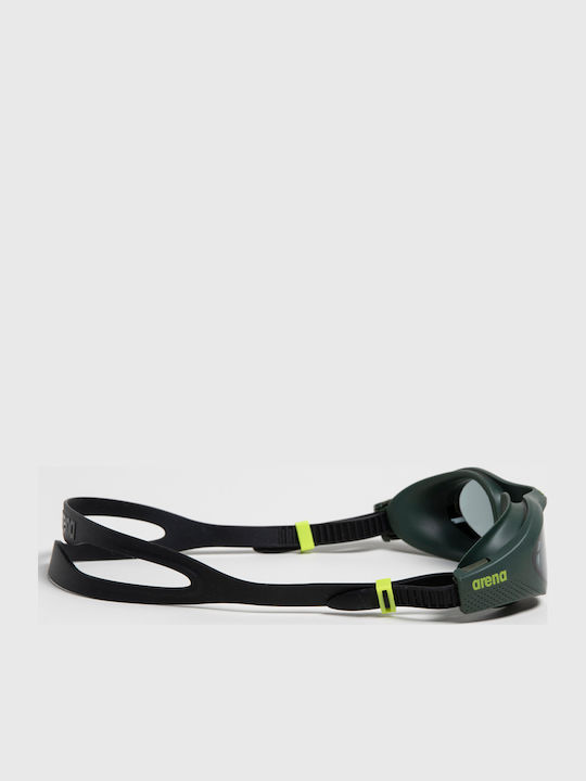 Arena The One Swimming Goggles For Adults With Anti-Glare Lenses Green