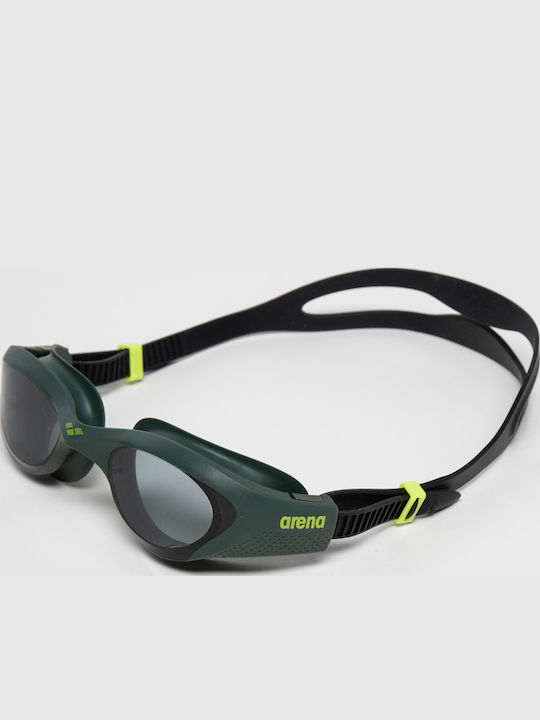 Arena The One Swimming Goggles For Adults With Anti-Glare Lenses Green