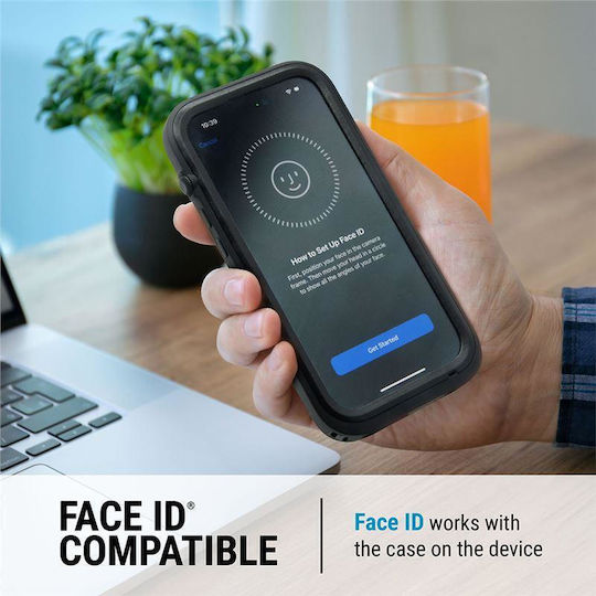 Catalyst Total Protection 360 Full Cover Πλαστικό 2mm Αδιάβροχο Μαύρο (iPhone 14 Pro)