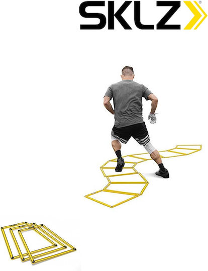 SKLZ Agility Trainer Pro Set of 10 Σκάλα Επιτάχυνσης σε Κίτρινο Χρώμα