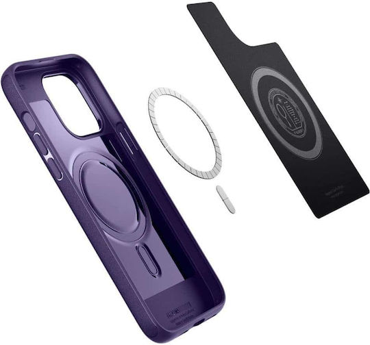 Spigen Mag Armor Back Cover Σιλικόνης Deep Purple (iPhone 14 Pro)