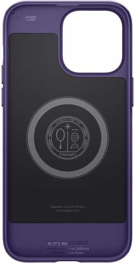 Spigen Mag Armor Back Cover Σιλικόνης Deep Purple (iPhone 14 Pro)