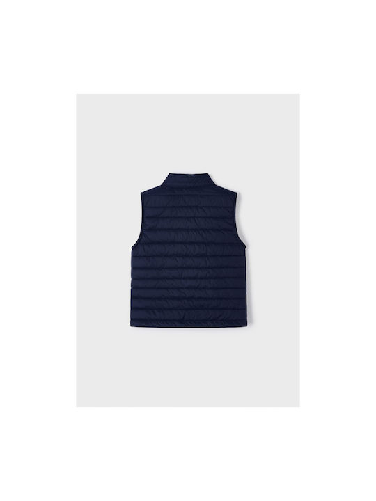 Mayoral Kids Casual Jacket Sleeveless short with Lining Navy Blue