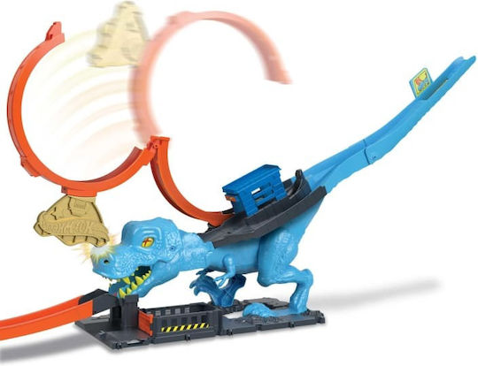 Hot Wheels City T-Rex Track Chomp Down 1:64 for Ages 4+